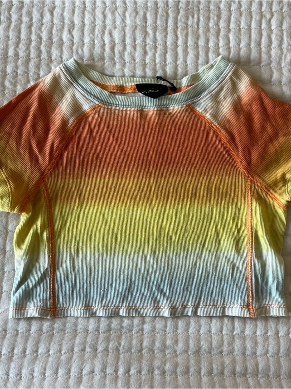 Urban Outfitters Out from Under Ombre Ribbed Baby Tee XS